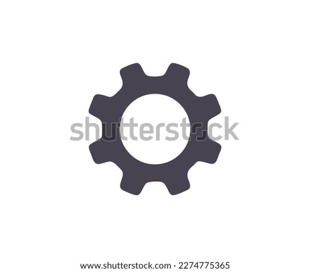 Gear, Cog wheel icon. Gear wheel, Gear setting.  Gear set simple glyph web symbol vector design and illustration.
