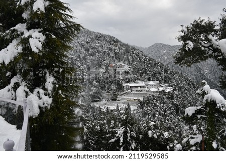 Dalhousie |Himachal Pradesh | Snow Stock fotó © 