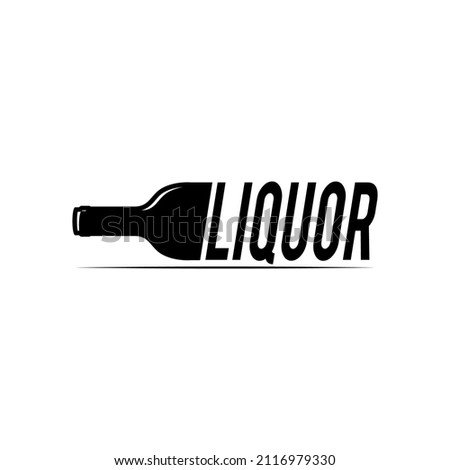 liquor store logo or illustration for liquor store