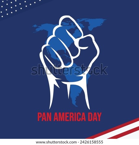 Happy PAN American Day. PAN American Day vector. National PAN American Day.