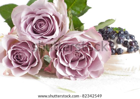 Pastel shade roses