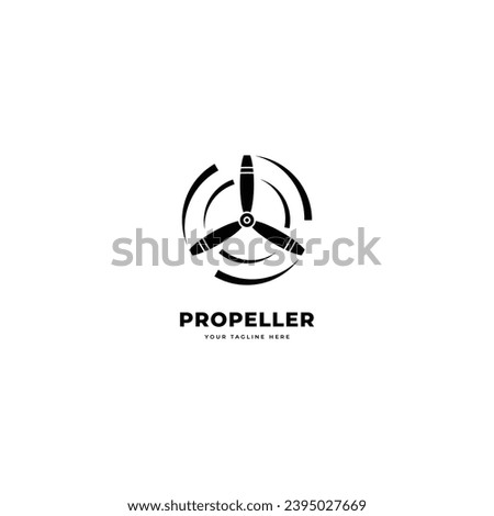 propeller logo icon vector template