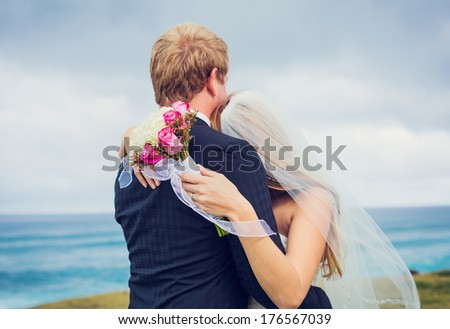 Wedding, Happy couple in love
