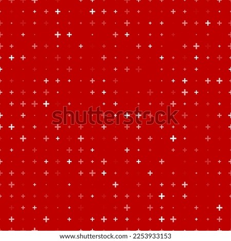 Plus hospital pattern. Medical or pharmacy abstract background, mathematics backdrop or fabric print, wrapping paper wallpaper vector pattern with white crosses, math addition marks or symbols