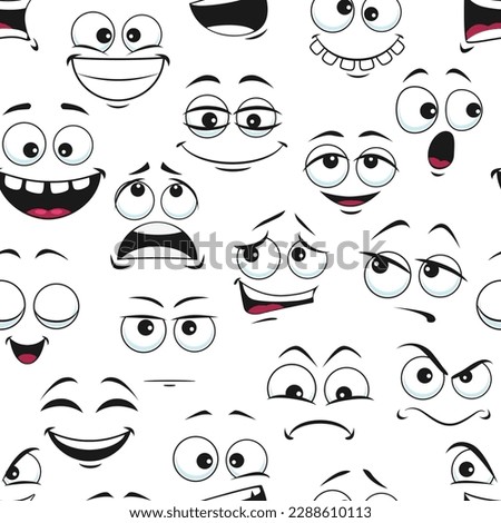 Cartoon Eyes And Mouth | Free download on ClipArtMag