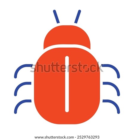 Software or program bug vector icon. Security sign. Graph symbol for your web site design, logo, app, UI