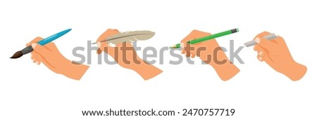 Similar – Image, Stock Photo Hand Holding Bird Feather Wing on Bokeh Background with sun light rays. Spring time season.