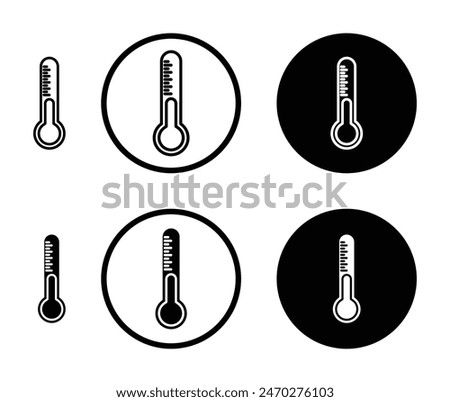 Thermometer half icon set. normal temperature vector icon suitable for apps and websites UI designs.