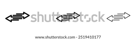 Data transfer icon vector icon set. EPS 10