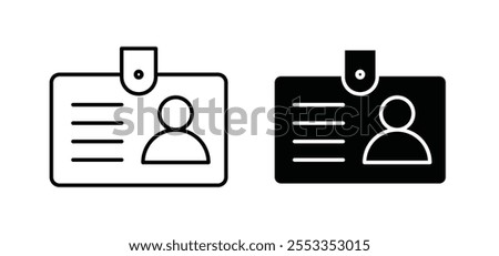 Security badge icons in black filled and outlined style