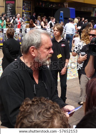 LONDON - JULY 18: Terry Gilliam at Toy Story 3 Premiere July 18, 2010 in Leicester Square London, England.