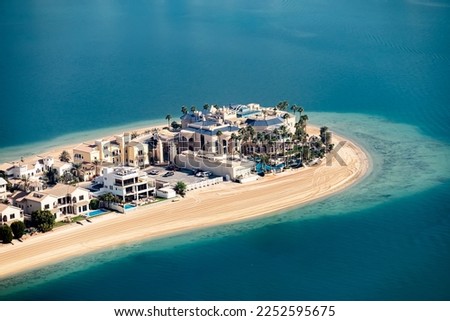 The Palm Jumeirah, Dubai, United Arab Emirates. luxury real estate in Dubai. Foto stock © 