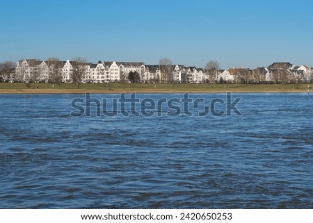 Similar – Foto Bild Nachthimmel über Düsseldorf