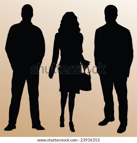 People-Vector Silhouettes - 23936353 : Shutterstock