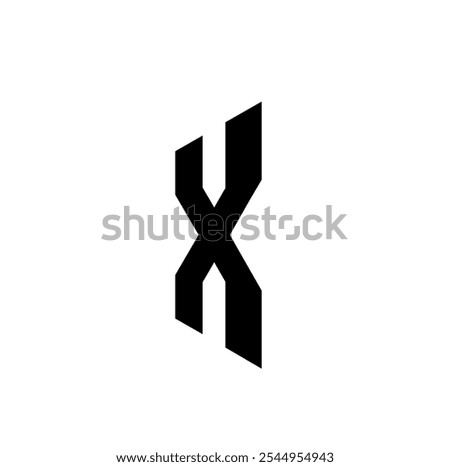 A bold and stylized capital letter X logo.