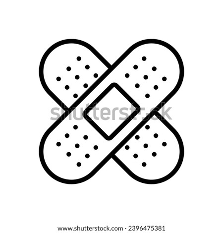 bandage icon vector design template simple and clean