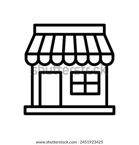 store icon vector design template simple and clean