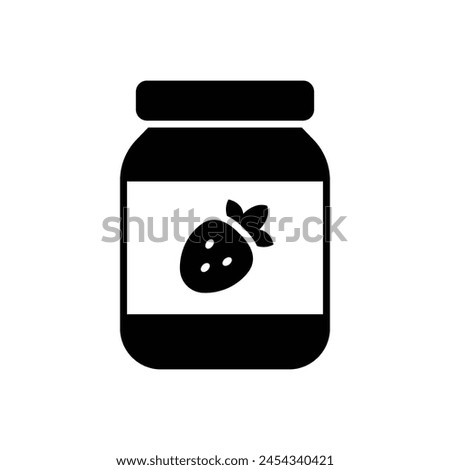 jam jar icon vector design template simple and clean