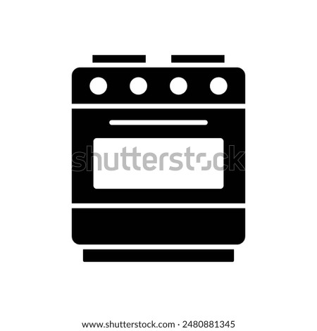 gas stove icon vector design template simple and clean