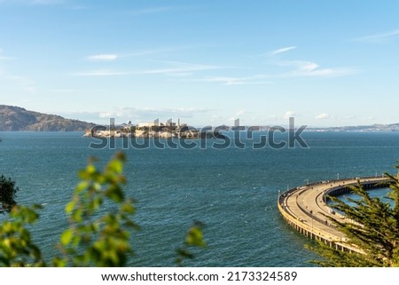 Similar – Image, Stock Photo View from Alcatraz Island in October 2019