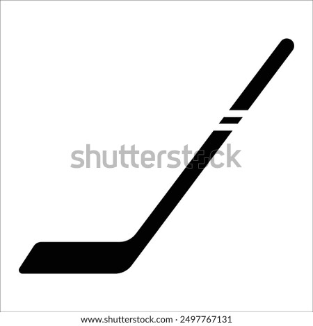 Ice Hockey icon, label, badge, logo template. Hockey sticks