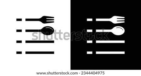 logo design element menu restaurant icon vector inspiration