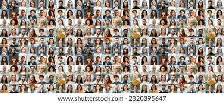 Similar – Image, Stock Photo Young woman on head of a boat