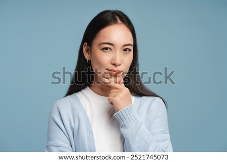 Similar – Image, Stock Photo Pensive ethnic women at seafront