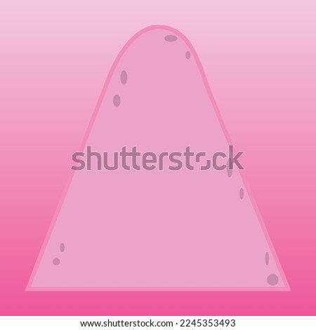 a wish image of one corner of a very cute and joyful pink cartoon shaped starfish. spongebob
