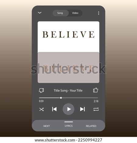 Music Display Theme: Music Platform Sample. Spotify Display template. Joox. Apple. Iphone. Google Music. SoundCloud. YouTube Music. Iphone. Android. UI. UX. User interface user experience.