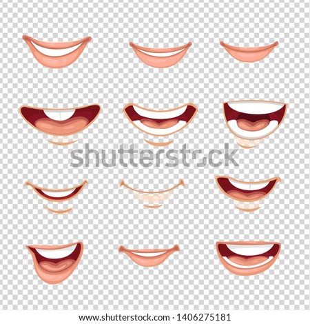 Smiling Mouth Vector Graphics | Download Free Vector Art | Free-Vectors