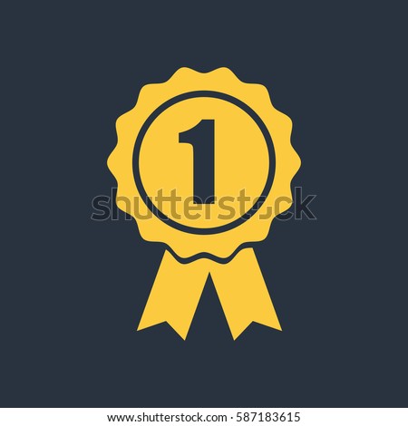 Award icon with 1