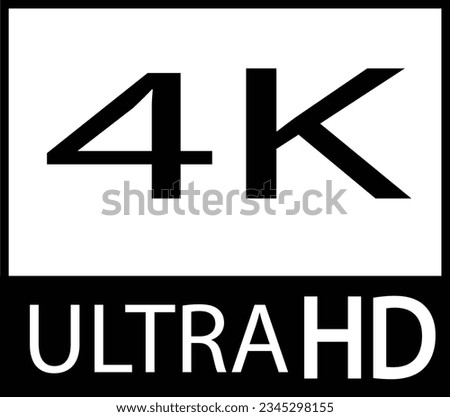 4k ultra HD, gold and silver badges. 4K video resolution, vector illustration.