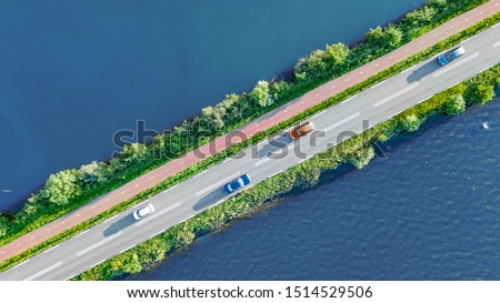 Similar – North Causeway Bridge im Morgengrauen über den Indian River