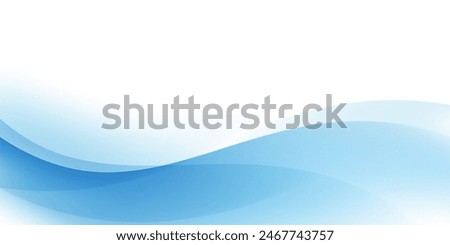 Abstract blue background. wave modern 