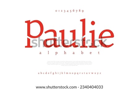Paulie creative modern urban alphabet font. Digital abstract moslem, futuristic, fashion, sport, minimal technology typography. Simple numeric vector illustration