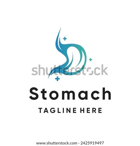 stomach logo design creative concept unique style Premium Vector Part 3