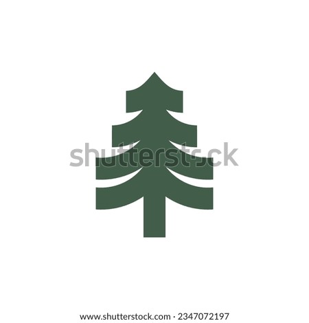 Similar – Image, Stock Photo Pine trees and residential buildings