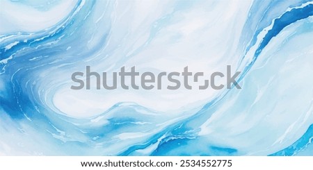 abstract soft blue and white abstract water color ocean wave texture background. Banner Graphic Resource as background for ocean wave and water wave abstract graphics	