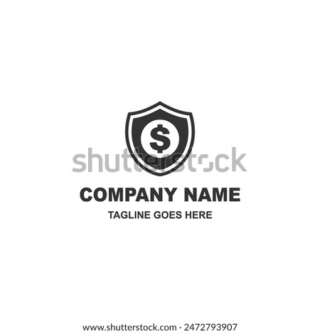 Money Safe Logo Design On White Background