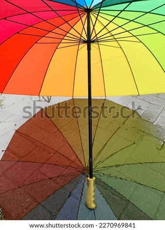 Similar – Image, Stock Photo Reflection of some dwellings in a shop window with inscription a vendre