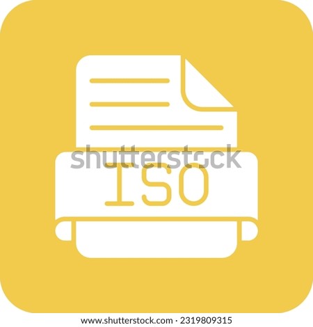 Iso vector icon. Can be used for printing, mobile and web applications.
