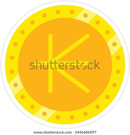 Kip vector icon. Can be used for printing, mobile and web applications.