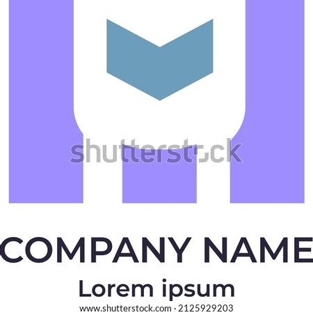 Company name modern logo type