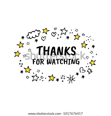 Thank You For Watching Cartoon Thank You For Watch Poster Animal Hand Transparent Png Pngset Com