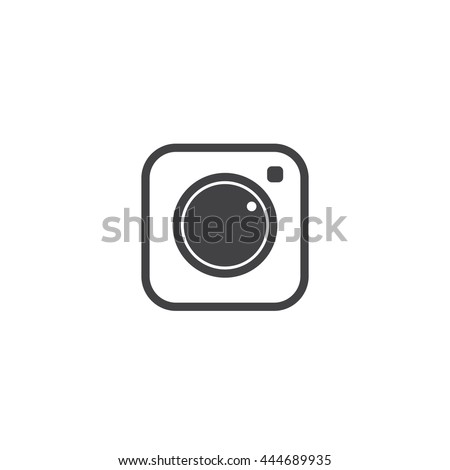 Social Media Icon, Collection Of Universal Photo Camera Instagram Icons