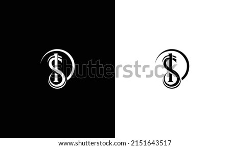 Creative Minimalist SD Logo Design with Letters S and D