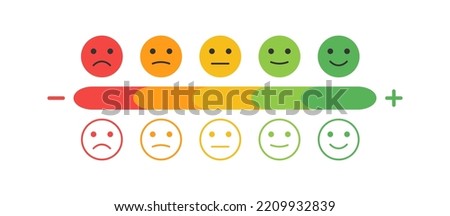 Human face icon. Feedback in form of emotions illustration symbol. Sign app button vector flat.