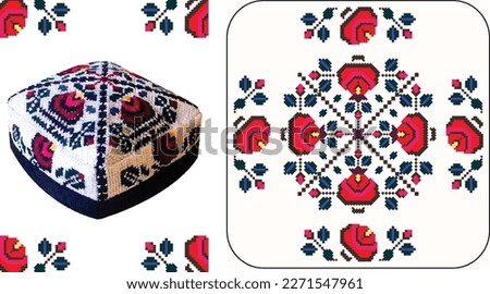 iroqi doppi uzbek traditional headdress