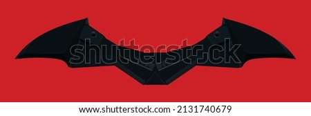 art design vector evil wings horror vampire black red colour